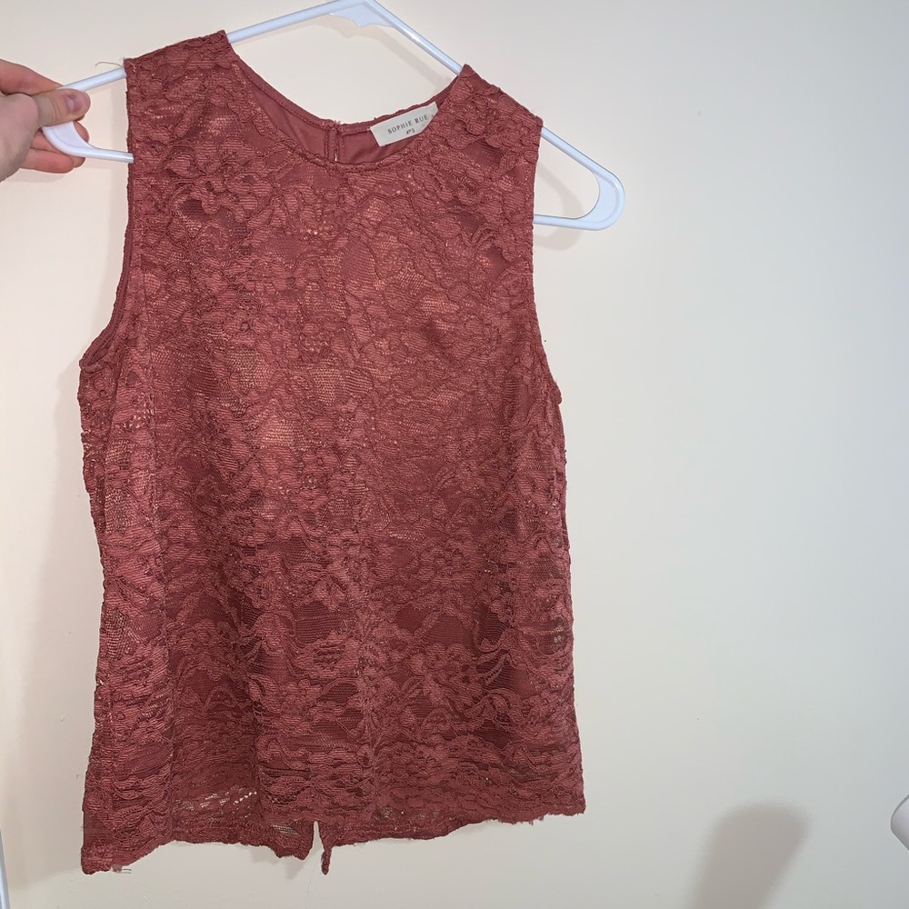 Boutique rose blouse